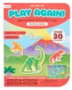 Opakovane použiteľné nálepky DINOSAURS s mini hrou OOLY 3+