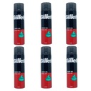 6x Gillette Original Scent gél na holenie 200 ml