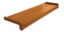 Laminovaný oceľový parapet 10x210cm farby + koncovky