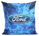 Modrý vankúš s logom Ford