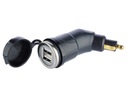 NABÍJAČKA NA MOTOCYKL 2x USB BMW DIN ADAPTÉR BR5