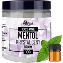 100% jemný kryštalický mentol + MIRCENE | AROMATERAPIA | SAUNA | 100 g