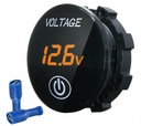 DC LED VOLTMETER 5-48V DOTYKOVÝ INDIKÁTOR ZAP/VYP