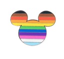 Kovový špendlík Disney Mickey Mouse Rainbow