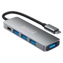 HUB 4x USB 3.0 USB-C HUB SPLITTER 5v1