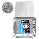 Farba kože Cuir Leather Pebeo45 36 Glitter Sil