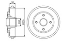 0986477229/BOS BUBNÁ ŠUNKA. Opel T. Agila 1.0-1.2 16V/1.3 CDTI 00-07 Bosch