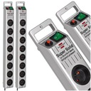 Predlžovací kábel Power Strip 8 zásuviek Kábel 2,5 CE certifikát Sada 2 ks