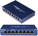 Prepínač Netgear GS108GE 8 PORTS gigabitový 1000 MB