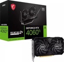 Grafická karta MSI GeForce RTX 4060 Ti Ventus 2X Black OC 16GB GDDR6