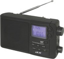 RÁDIO RÁDIO HODINY ALARM AKAI APR-2418