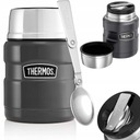 TERMOS OBIADOWY THERMOS 470ML STALOWY + ŁYŻKA