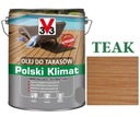 3V3 TERASOVÝ OLEJ 2,5L POLSKÝ KLIMATICKÝ TEAK V33