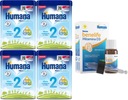 HUMANA 2 HMO NÁSLEDNÉ MLIEKO PO 6 MESIACOCH 750G x4 + BENELIFE VITAMÍN D x1