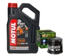 HF204 SADA OLEJA MOTUL 7100 10W40 4L HONDA CRF1000 16-19