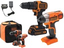 Nárazový skrutkovač BLACK&DECKER BCK21S1S