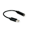 USB-C na audio adaptér 3,5 mm M/F 0,13 m