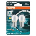 OSRAM ŽIAROVKA PY21W DIADEM CHROME 2 ks