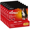 Fiprex Krople extra veľké psy XL 40-55kg SET na 6 mesiacov