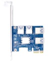 Riser PCI-E 1x až 4x USB 3.0 adaptér pre bagre