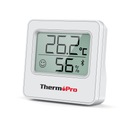 Zvukový alarm ThermoPro TP357, pripojenie Bluetooth, teplomer a vlhkomer