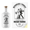 Moonshine Stickers Personalizované svadobné víno Vodka Whisky štítok 6x10