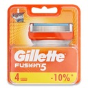 Gillette Fusion 5 kazety do žiletky x 4 ks