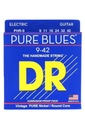 Struny pre elektrickú gitaru DR Pure Blues 9-42