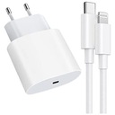 Rýchla sieťová nabíjačka USB C pre iPhone + kábel