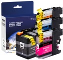 2x SADA ATRAMENTOV CMYK PRE BROTHER DCP-J105 LC529/525