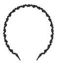 Čelenka Invisibobble Hairhalo Black Sparkle Pearl