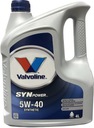 VALVOLINE 5W40 4L. SYNPOWEROVÝ MOTOROVÝ OLEJ