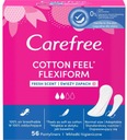 CAREFREE COTTON FEEL hygienické vložky 56 ks