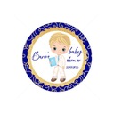 Samolepka Royal Prince Baby Shower Custom e