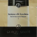 GIORGIO ARMANI LUMINOUS SILK FOUNDATION NO 4 10ml