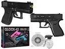 KOVOVÁ PIŠTOĽ GLOCK 43 6 MM ASG GULE REPLIKA