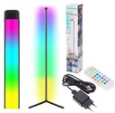 GRUNDIG MUSIC SENZOR RGB LED ROHOVÁ STOJNÁ LAMPA 140cm + DIAĽK.