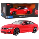 AUTO NA DIAĽKOVÉ OVLÁDANIE RASTAR BMW M4 COUPE ČERVENÉ 1:14 + DIAĽKOVÉ 2,4 GHZ