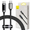 BASEUS USB-C TO USB-C KÁBEL 100W PD 1m LCD