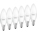 6x E14 LED CANDLE žiarovka 5,7W = 40W 2700K OSRAM