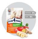 CLUB 4 PAWS mokré krmivo pre mačiatka - Kurča v omáčke 24x80 g