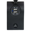 PANELOVÁ USB ZÁSUVKA PRE JACHTU 12-24V - 03083