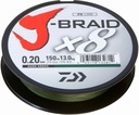 DAIWA J-BRAID X8 BRIDGE 0,10 mm 150 m TMAV.