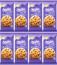 Krehké sušienky Milka XL Cookie Choco s čokoládou 184g x8