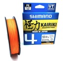 SHIMANO KAIRIKI X4 BRIDGE 0,315MM 150M ORANŽOVÁ