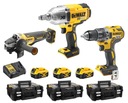 DEWALT COMBO SADA DCD791 DCF899H DCG406 3xAKU