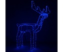 REINDEER 3D LED BLUE MOTION. HLAVA 125 cm XXL