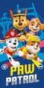 UTERÁK PAW PATROL bavlnený 70x140 SKYE + CHASE