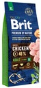 Brit Premium By Nature kuracie dospelé veľké XL 15 kg