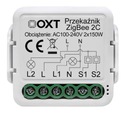 Modul OXT Inteligentné inteligentné mini relé 2 obvody ZigBee Tuya App